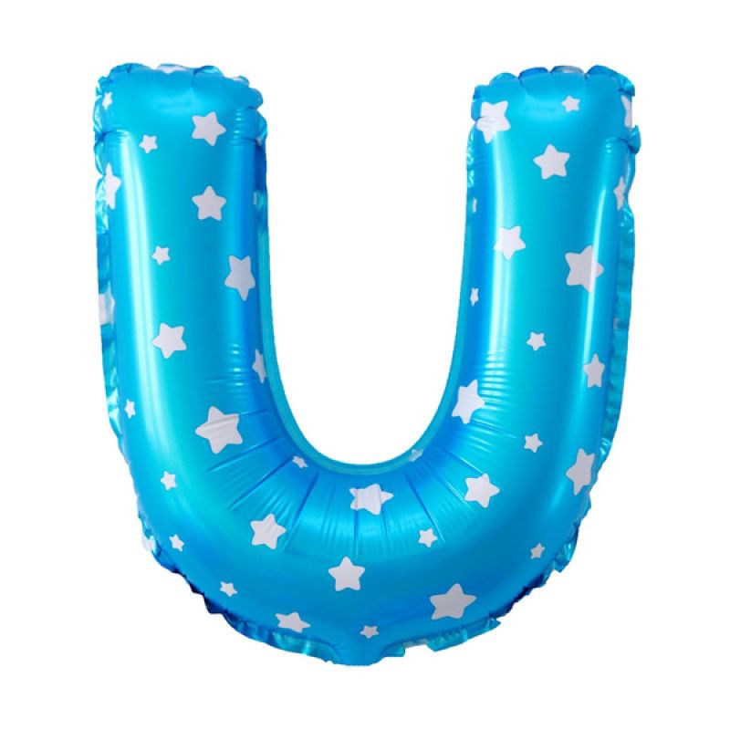 Jual Our Dream Party Huruf U Biru Balon Online - Harga