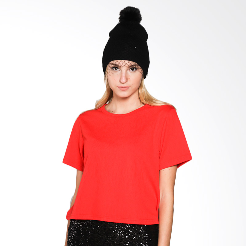 Outline Apparel Colorful 111102119 Crop Tee - Red Extra diskon 7% setiap hari Extra diskon 5% setiap hari Citibank – lebih hemat 10%
