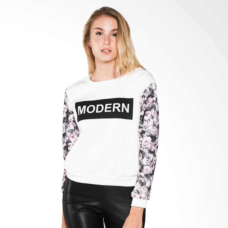 Outline Apparel Modern 121106102 Sweater - White