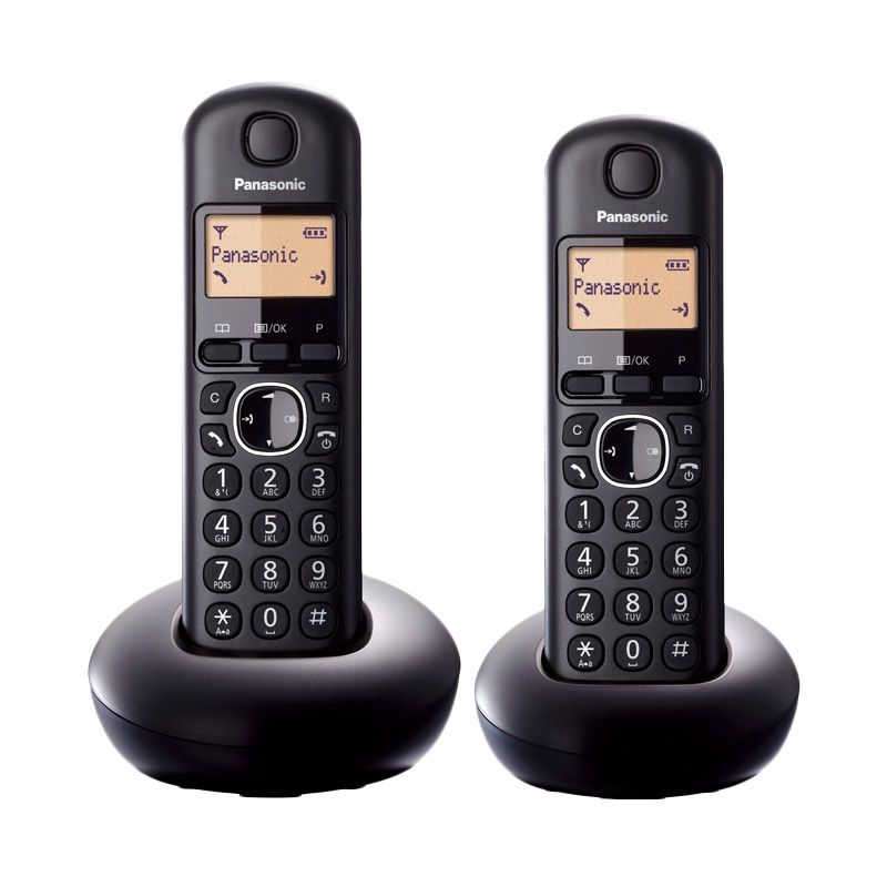 Jual Panasonic Cordless Phone KX-TGB212 Hitam Wireless