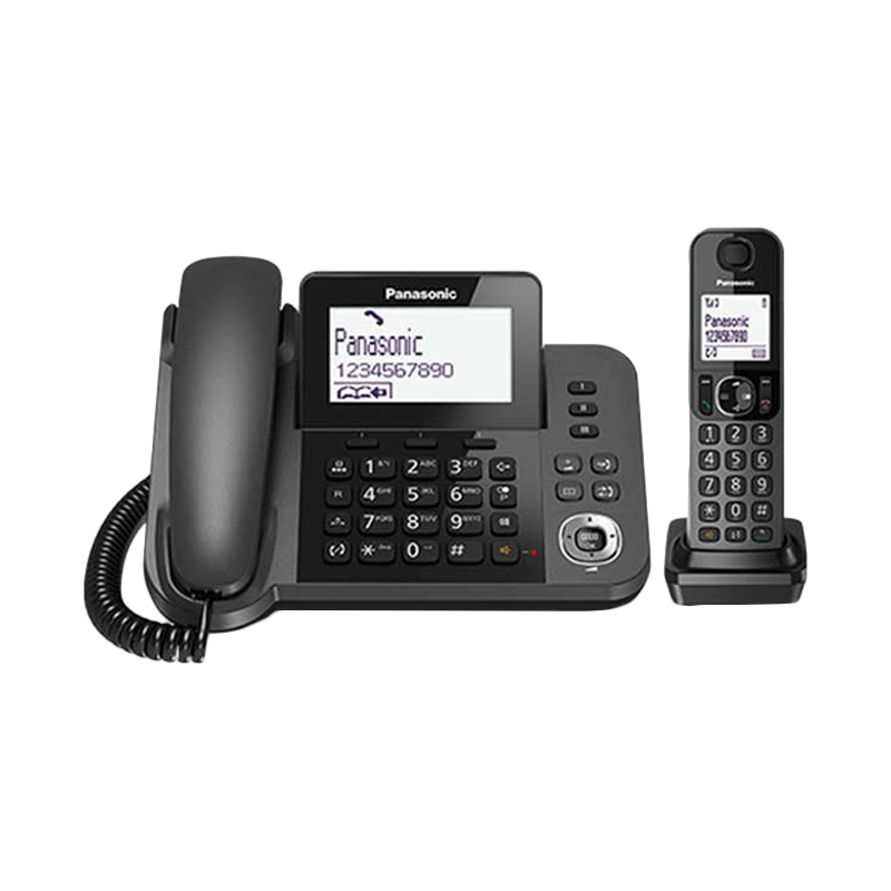 jual panasonic corded cordless kx tgf310 with jual panasonic corded cordless kx tgf310 with