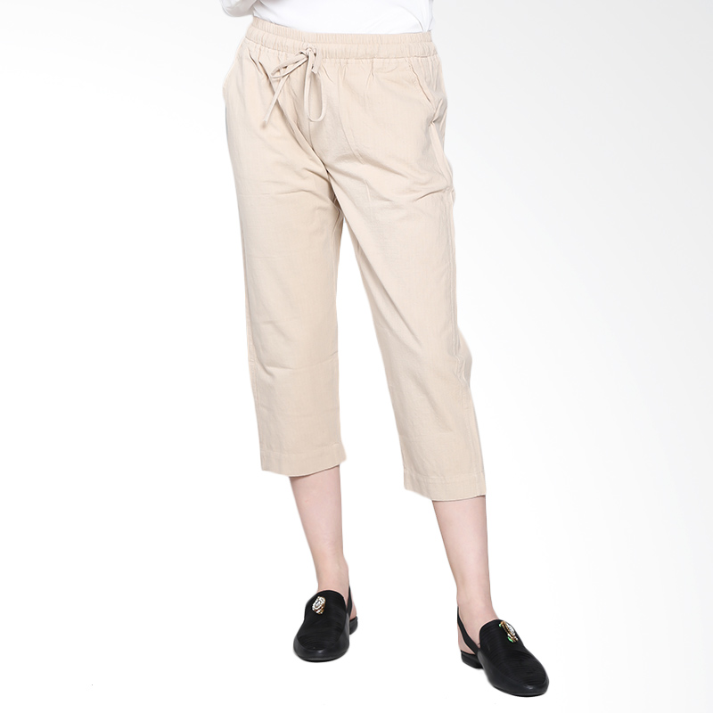 Papercut Fashion 507 Anzella Cliona Pants Wanita - Cream