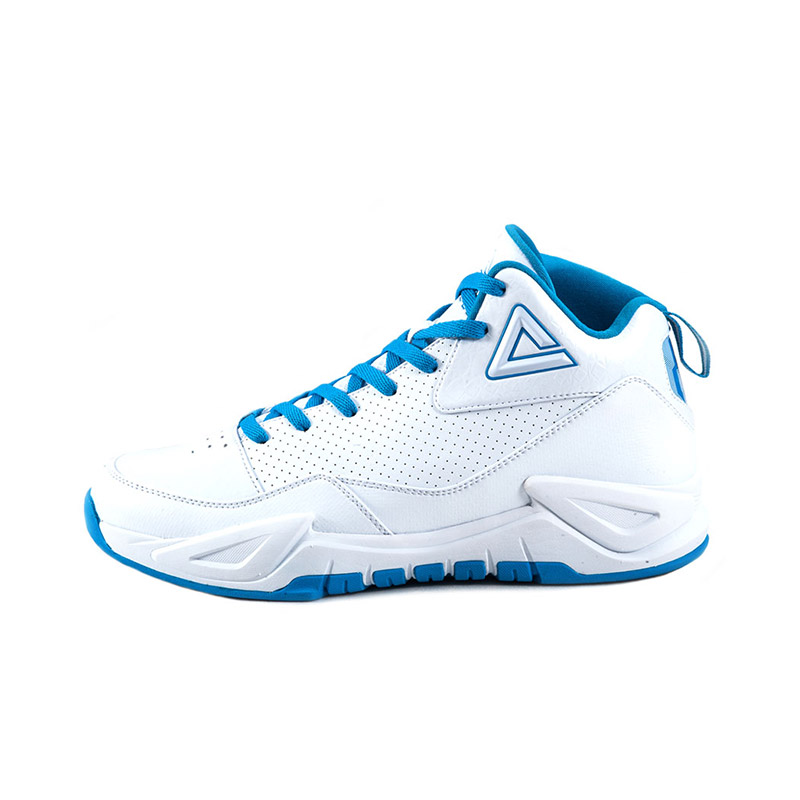Jual PEAK E51311A Putih/Biru Sepatu Basket ARES EDITION