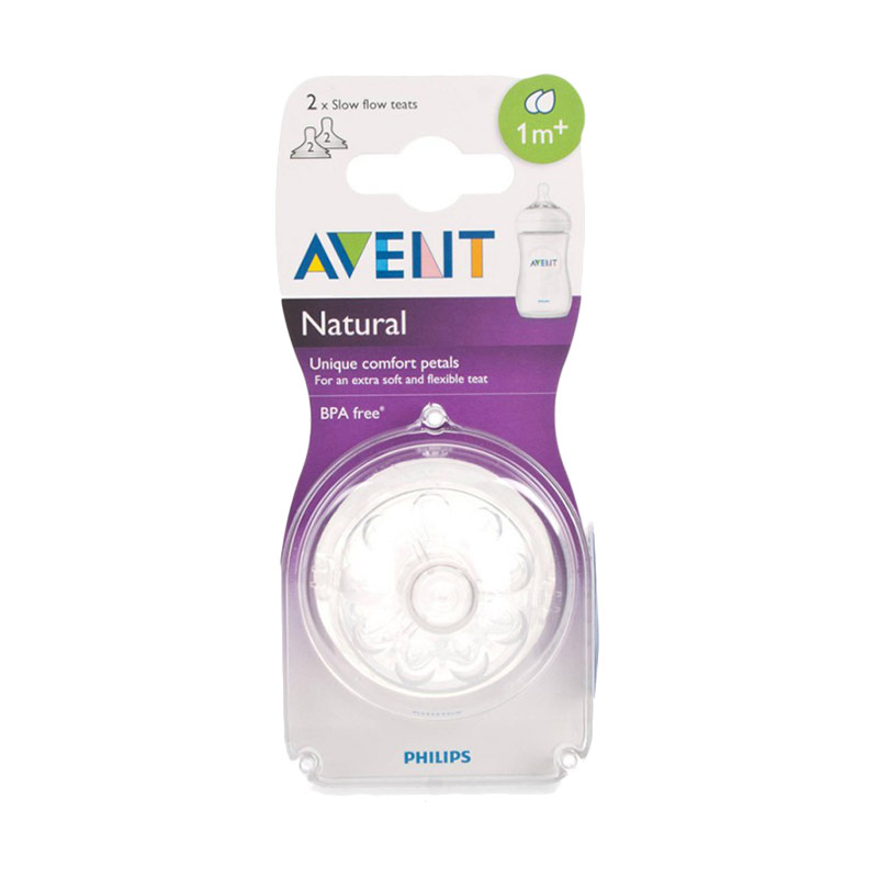 Jual Avent Philips Nipple Slow Flow Natural Level 2 Botol Tipe Natural