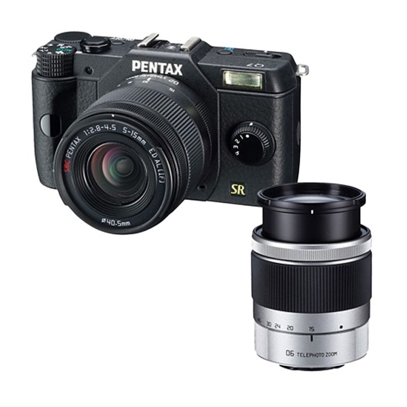 Jual Pentax Q7 02 06 Lens Kit Hitam Kamera Mirrorless 