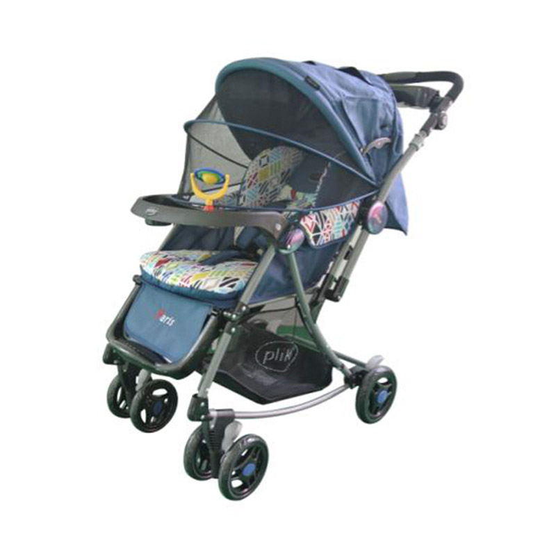 Jual Pliko Kereta Dorong Bayi Baby Stroller Paris - Navy