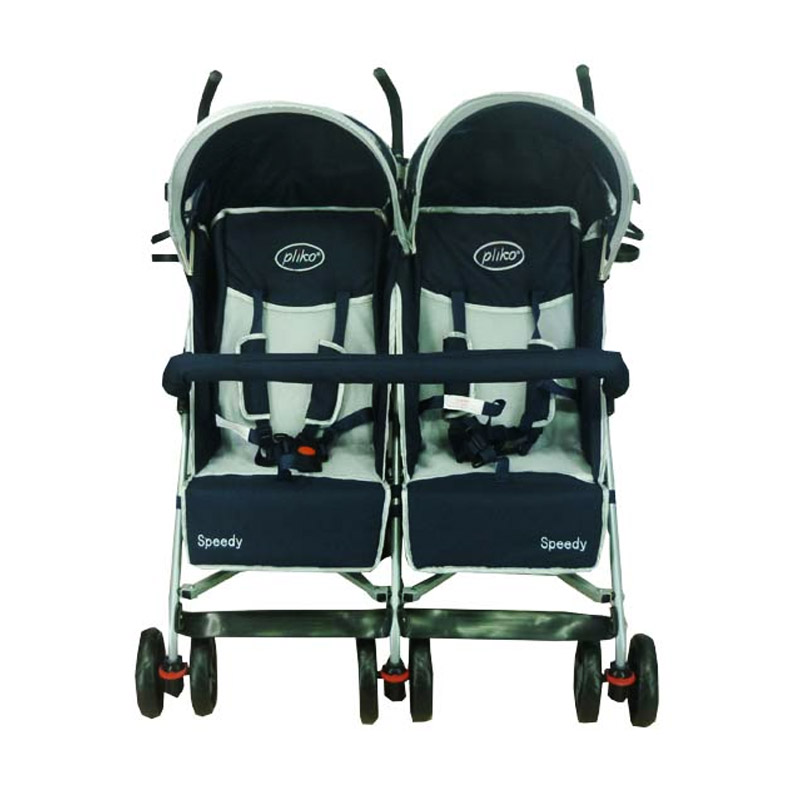 Jual Pliko 2168 Twin Speedy Navy Blue Stroller Online 