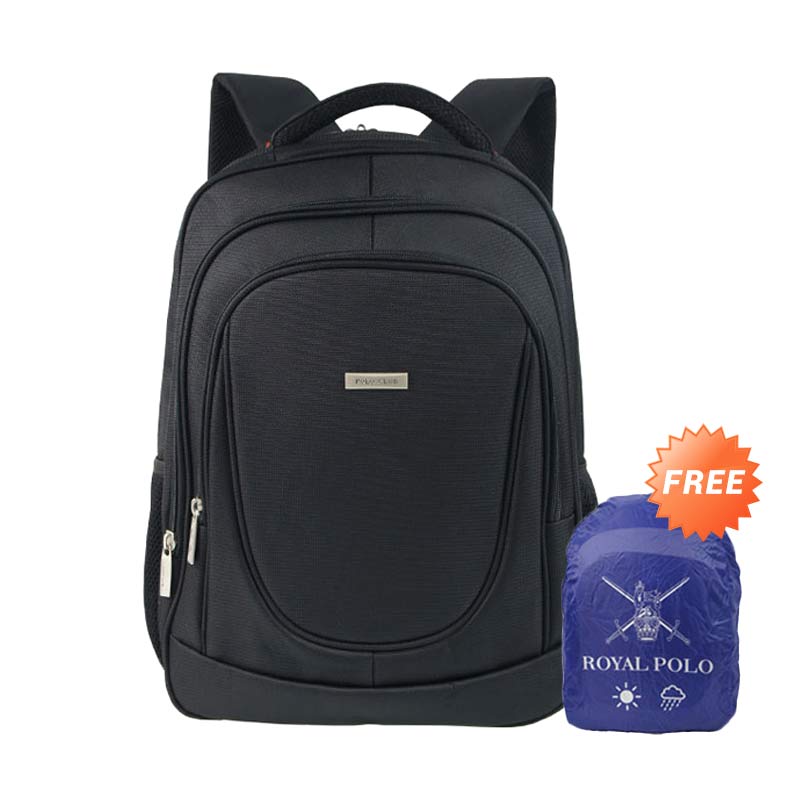 Jual Polo Club 9191 Hitam Backpack Tas Ransel + Royal Polo