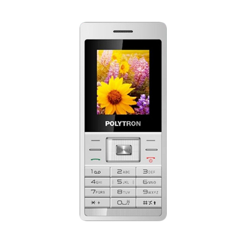 Polytron C203 Candy Bar Handphone - White