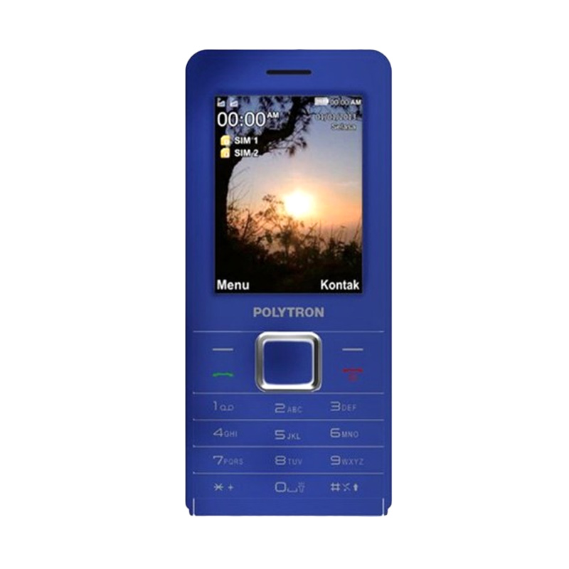 Polytron C245 Handphone - Biru