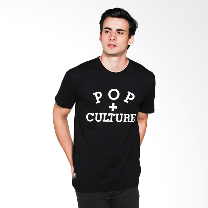 Popculture Plus ST 007 T-shirt Pria - Black Extra diskon 7% setiap hari Extra diskon 5% setiap hari Citibank – lebih hemat 10%