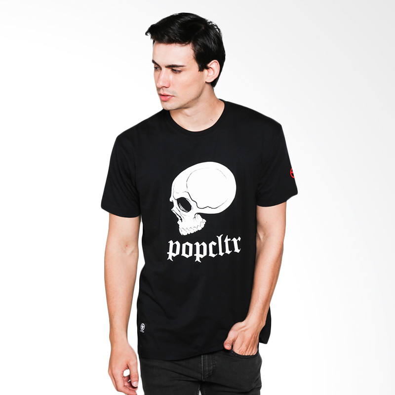 Popculture Skull ST 003 T-shirt Pria - Black Extra diskon 7% setiap hari Extra diskon 5% setiap hari Citibank – lebih hemat 10%