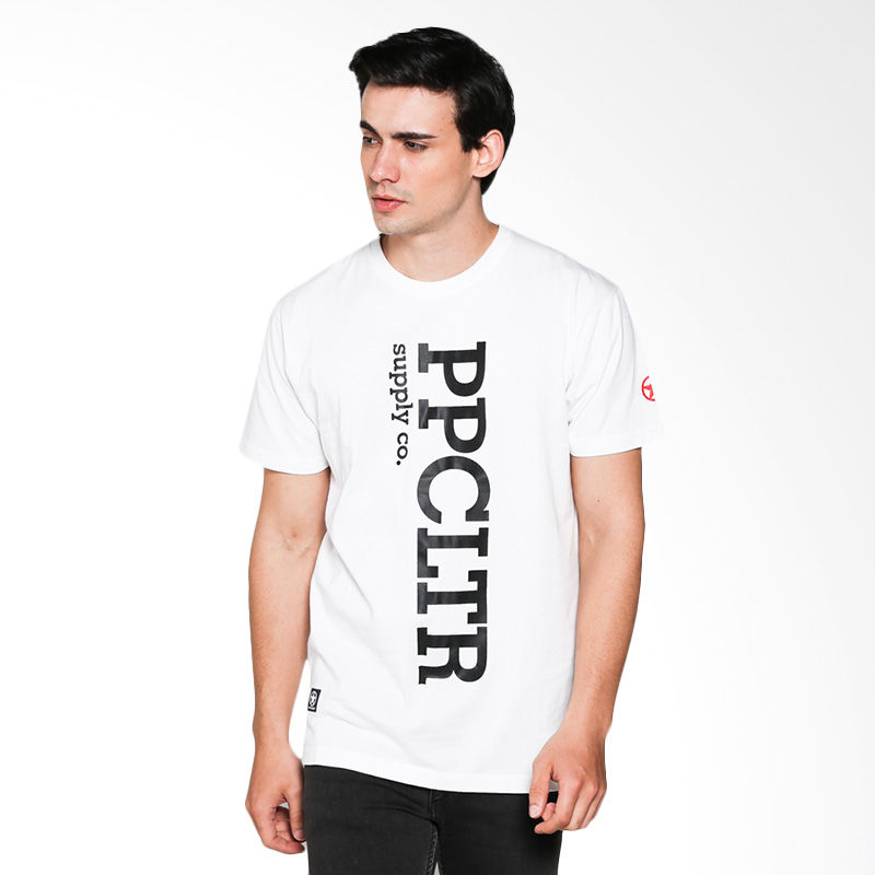 Popculture Vertical PPCLTR ST 019 T-shirt Pria - White Extra diskon 7% setiap hari Extra diskon 5% setiap hari Citibank – lebih hemat 10%
