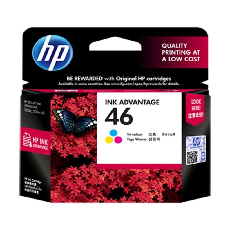 Jual HP 46 Colour Tinta Printer Murah April 2020 | Blibli.com