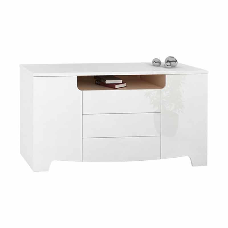 jual pro design legia sideboard 2 pintu 3 laci white glossy linen khusus jawa bali jual pro design legia sideboard 2 pintu 3 laci white glossy linen khusus jawa bali