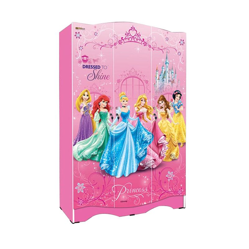Jual FCENTER Princess Pink Lemari [3 Pintu] di Seller FCENTER - Depok-3 ...
