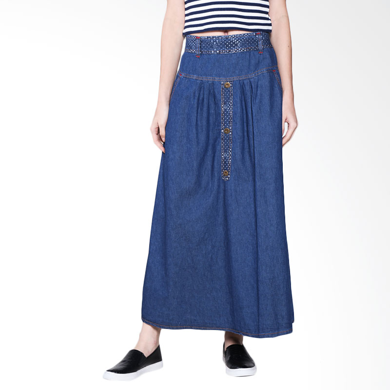 Puricia Long Skirts PCC09110 Skirts - Blue