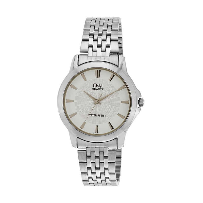 Jual (Q&Q Q422-201Y Casual Jam Tangan Pria - White) Online - Harga 