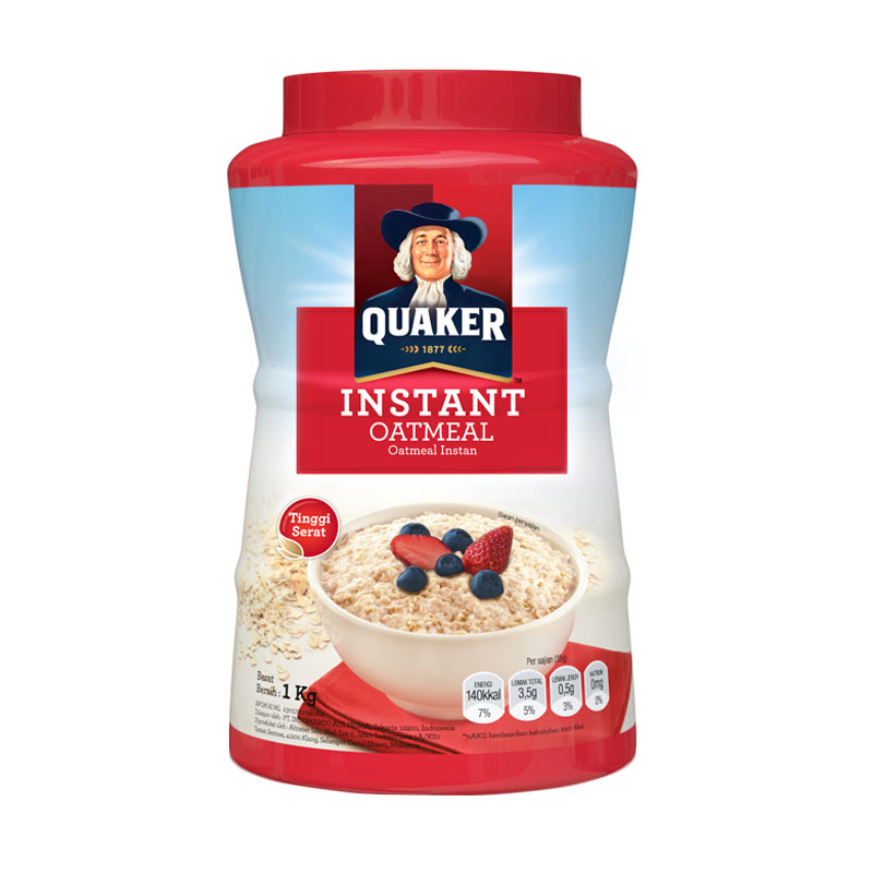 Jual Quaker Instant Oatmeal Jar Menu Sarapan 1000 g 