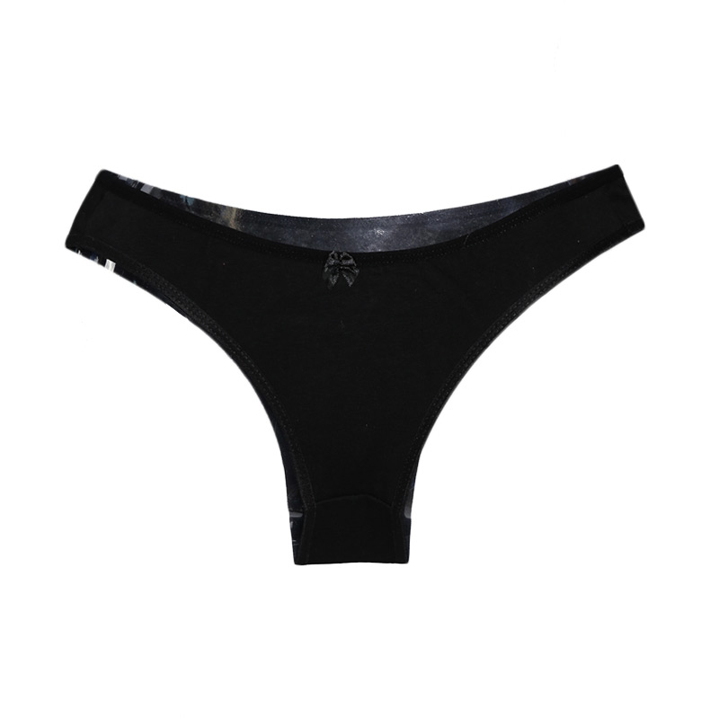 Quinn Panties Ribbon Ties QN/1/01/13/86378-1 Pakaian Dalam Wanita - Black