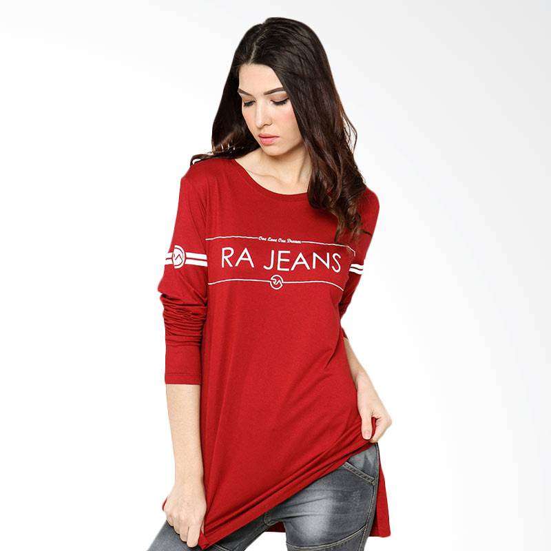 RA Jeans Ladies One Love One Dream RAW 3 073M LS T-Shirt - Merah Extra diskon 7% setiap hari Extra diskon 5% setiap hari Mega Weekend Citibank – lebih hemat 10%