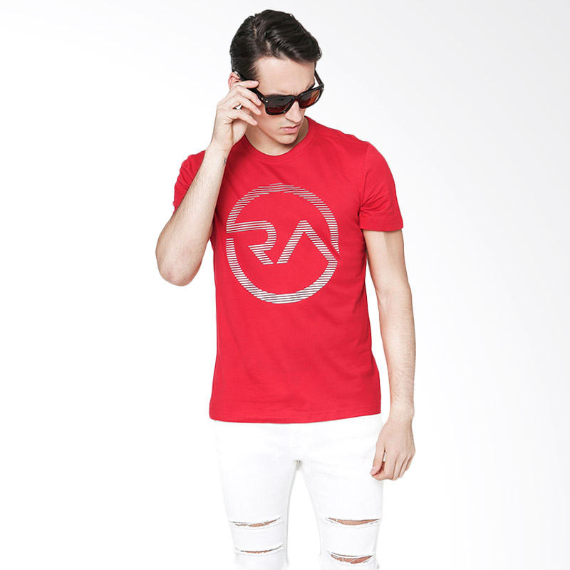 RA Jeans Logo Tee Stripe RAM4 092R SS T-Shirt - Merah Extra diskon 7% setiap hari Extra diskon 5% setiap hari Citibank – lebih hemat 10%
