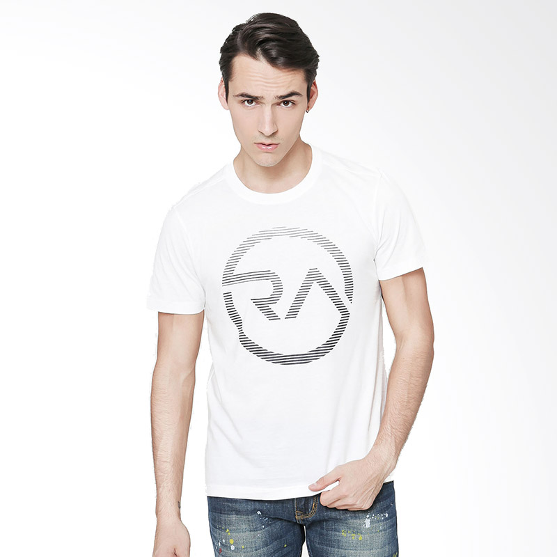 RA Jeans Mens Logo Tee Stripe RAM4 092W SS T-Shirt - Putih Extra diskon 7% setiap hari Extra diskon 5% setiap hari Citibank – lebih hemat 10%
