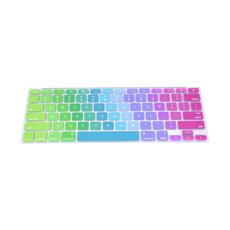 jual rainbow color multicolor silicone keyboard cover protector skin for macbook pro 15 inch jual rainbow color multicolor silicone keyboard cover protector skin for macbook pro 15 inch