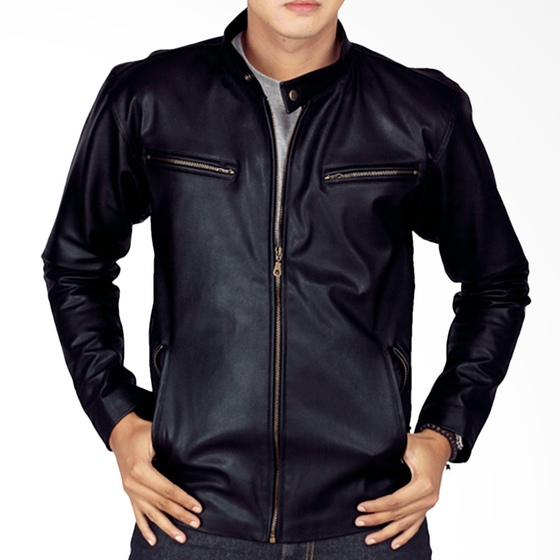 Raindoz Jacket RDI039 Leather - Black