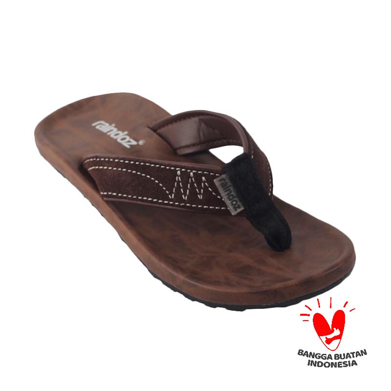 Raindoz RLR304 Simple Dark Brown Sandals