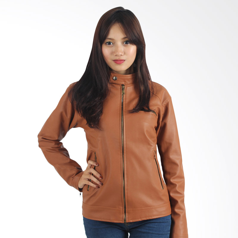 Raindoz Women RDI 047 Leather Jacket - Light Brown