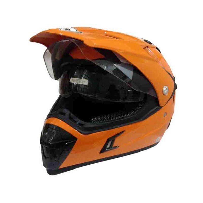 Jual Snail HLM6088 - MX311 Orange Helm Motocross Online 