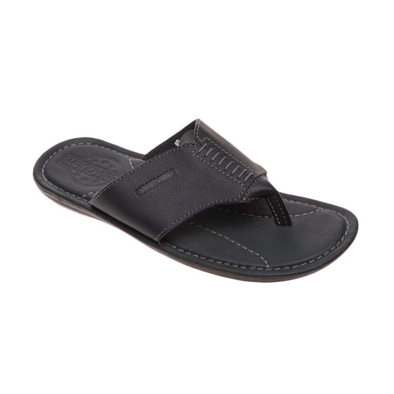 Handymen Mdr 01 Black Sandal Pria