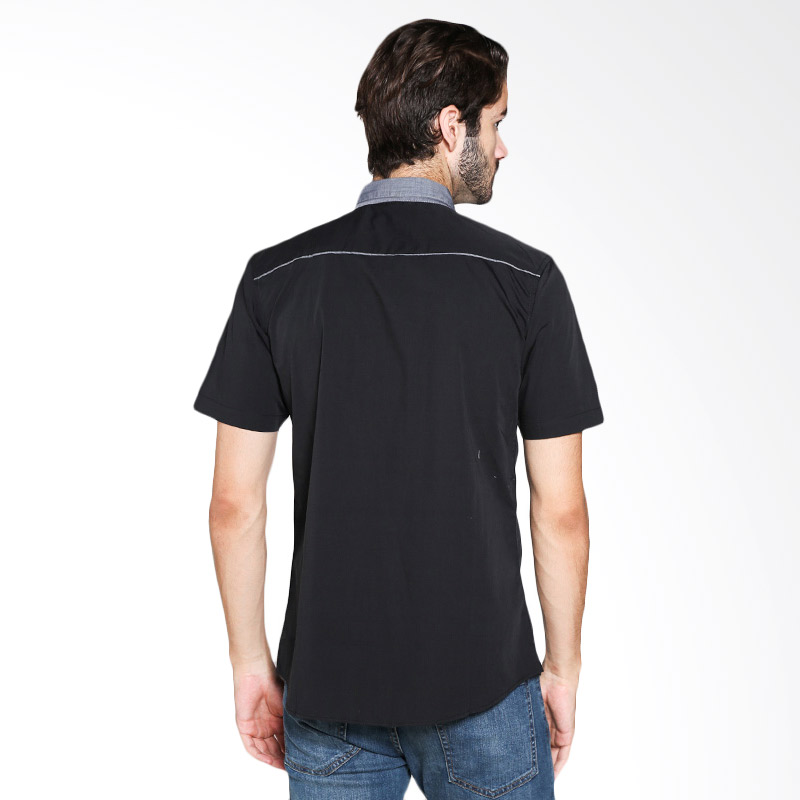 smart casual black shirt