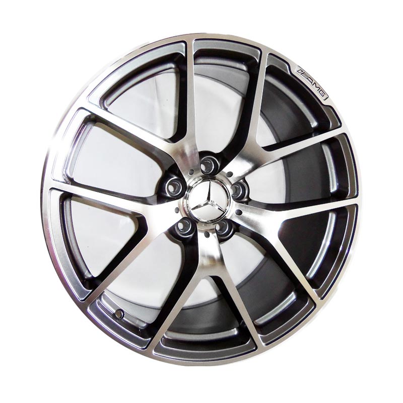 Jual Replika AMG C63 Grey Polish Velg Mobil 19 inch 