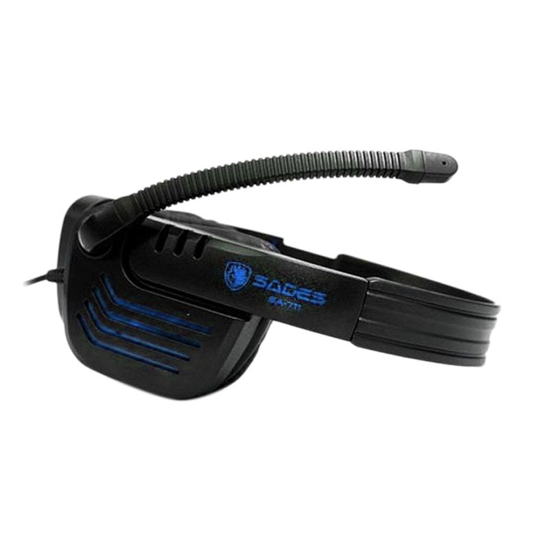 Jual Sades Chopper SA-711 High Quality Bass Biru Headset Gaming Online - Harga & Kualitas Terjamin | Blibli.com