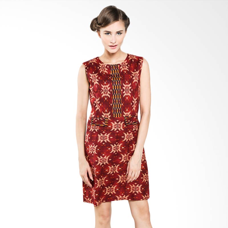 Rianty Batik Women Nayla Red 003304010 Dress Batik