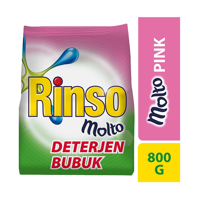 Jual Rinso Molto Deterjen Bubuk Pink 800 g Online Jual Rinso Molto Deterjen Bubuk Pink 800 g Online