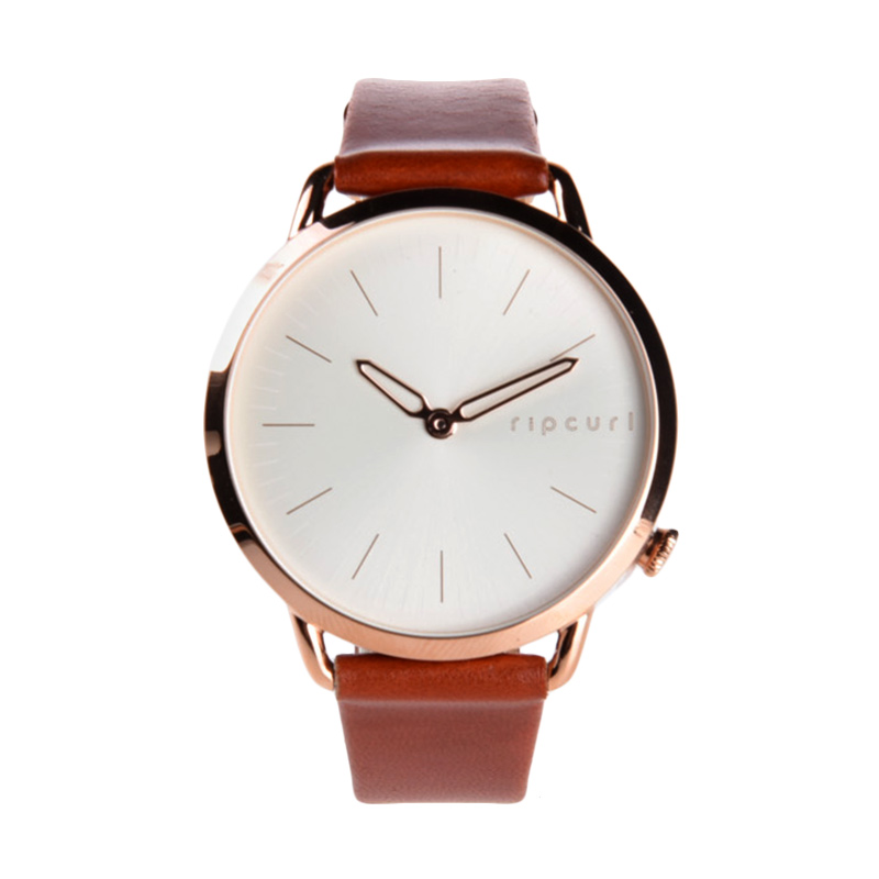 Jual Rip Curl Super Slim Rose Gold Leather A3008G 4093 Jam