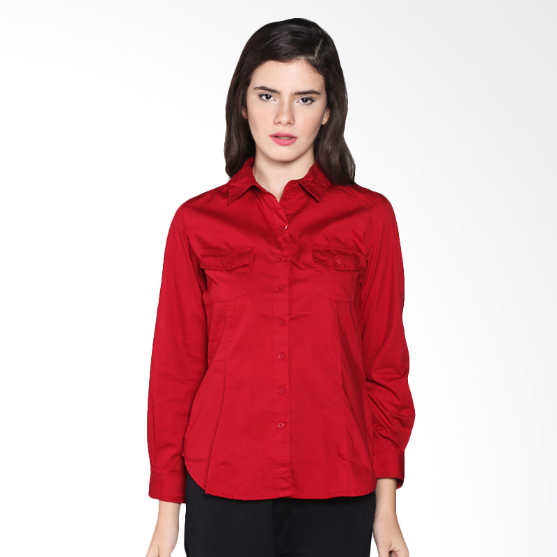 Rodeo Basic Shirt Polos 26.0602.RED Atasan Wanita - Red