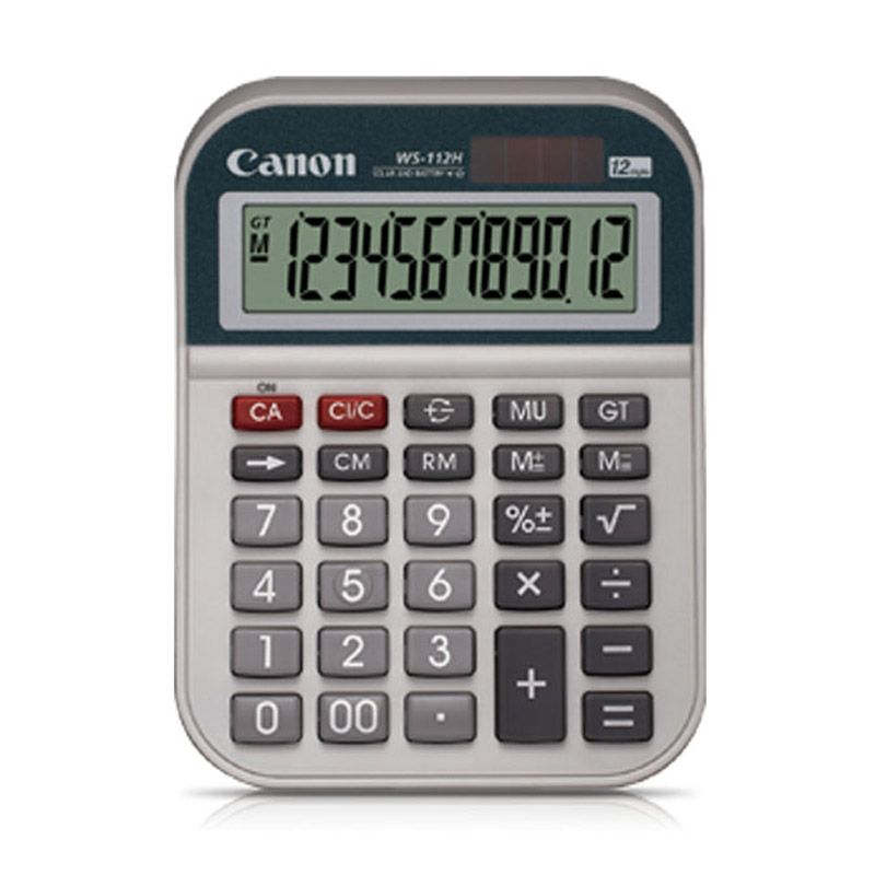 Jual Canon WS 112H Kalkulator [12 Digit] Murah April 2020