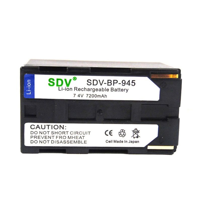 ... SDV Camcorder BP 945 Hitam Baterai untuk Canon 7200 mAh