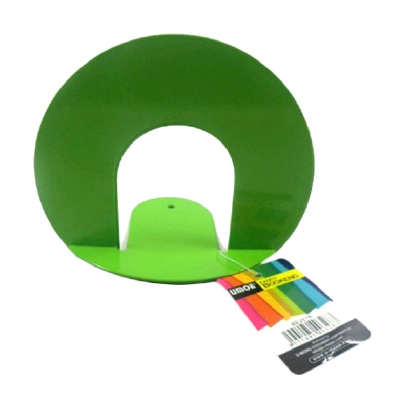Jual UMOE Fancy Bookend BE251R Green Penjepit Buku Online - Harga & Kualitas Terjamin | Blibli.com