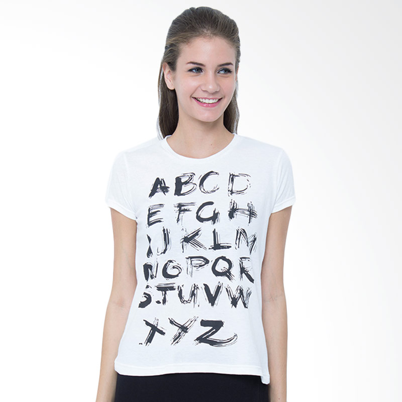 Sabichi Alphabet BC Women T-shirt - White Extra diskon 7% setiap hari Extra diskon 5% setiap hari Citibank – lebih hemat 10%