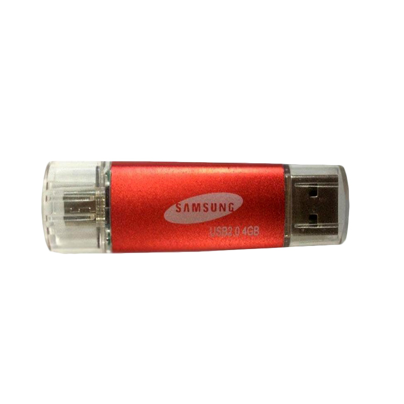 jual flashdisk samsung otg 4gb merah free cable data jual flashdisk samsung otg 4gb merah free cable data