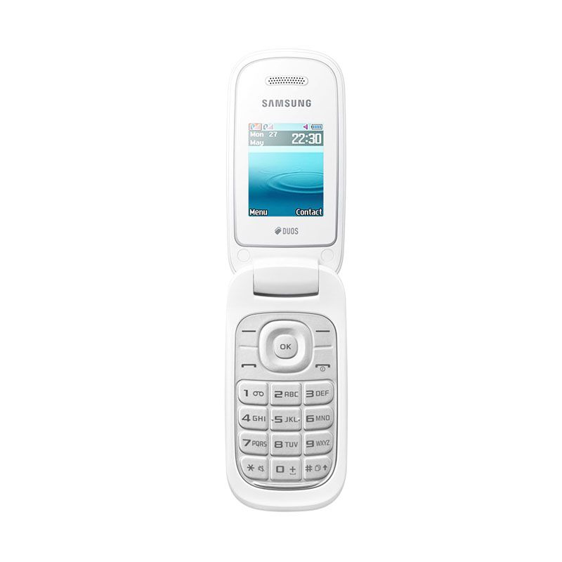  Samsung Caramel GT-E1272 Handphone - White