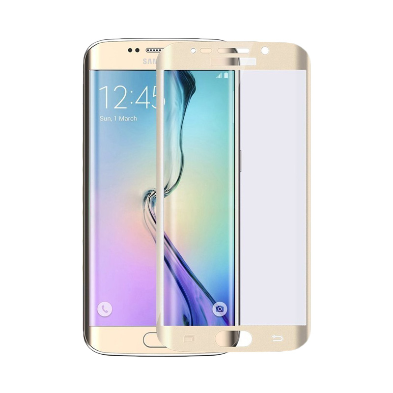 Samsung Full Curved Tempered Glass for Samsung S7 Edge - Gold