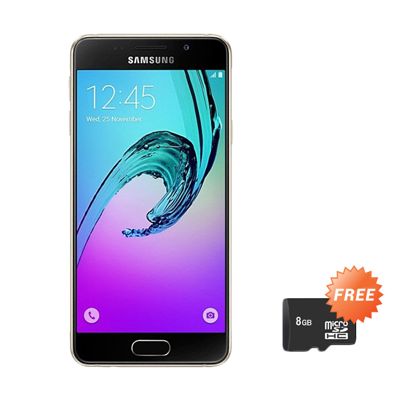 Jual Samsung Galaxy A310 Smartphone - Gold [16GB] + Free MicroSD 8GB