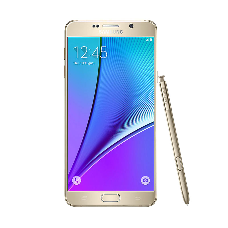 Jual ICT - Samsung Galaxy Note 5 Smartphone - Gold di Seller Erafone