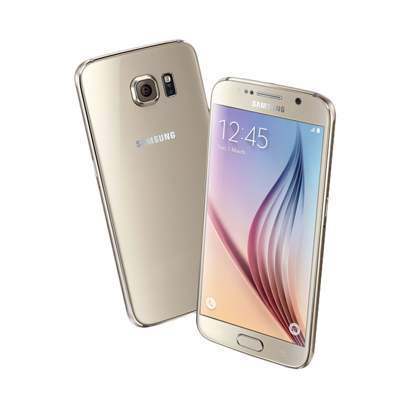 Samsung Galaxy S6 Edge Plus Duos Smartphone - Gold Platinum [32 GB]